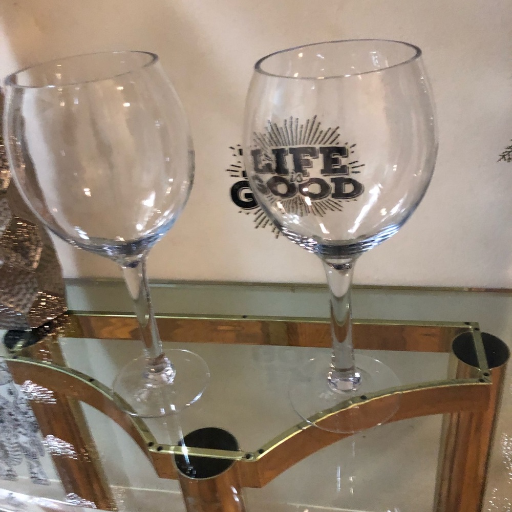 Jumbo wine glass